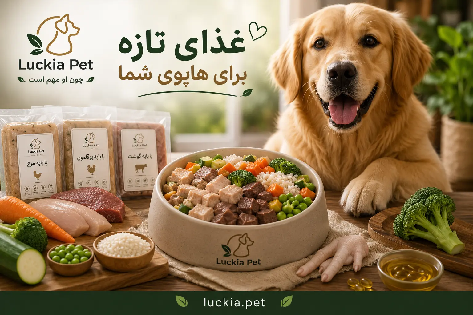غذای تازه برای هاپوی شما